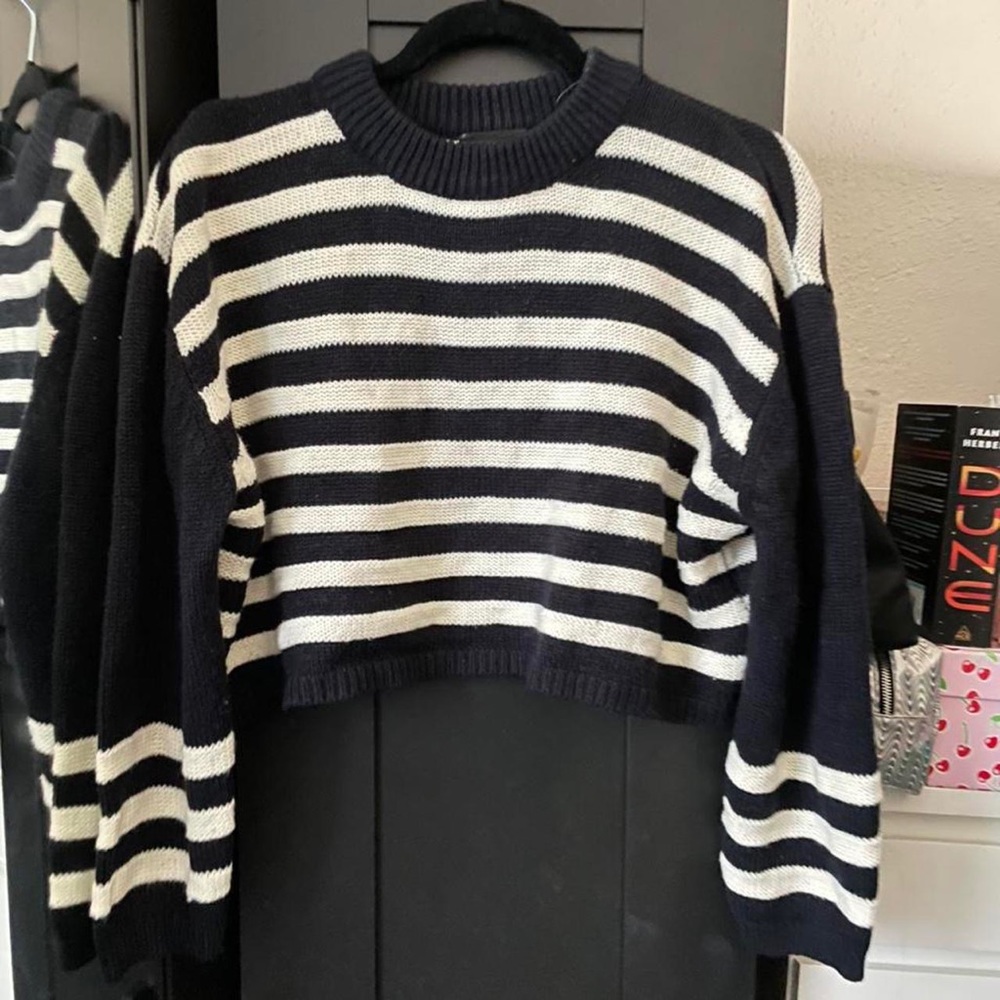Topshop knit striped sweater